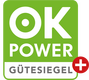 Ok-Power+ Gütesiegel