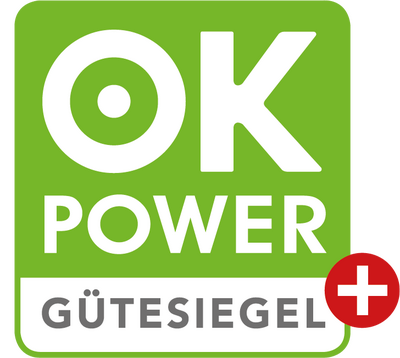 Ok-Power+ Gütesiegel